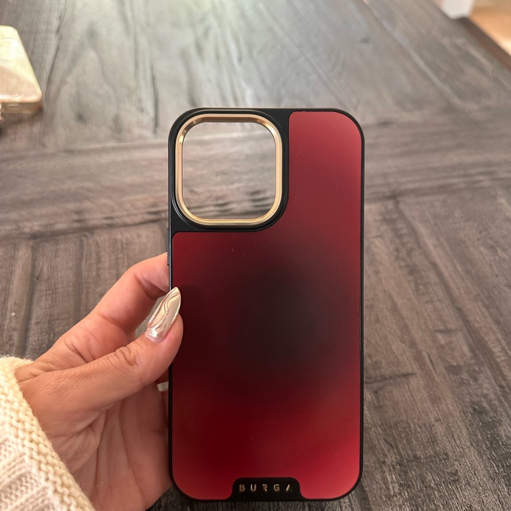 BURGA Red Phone Case- iPhone 14 ProMax